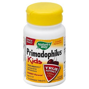 Natures Way Primadophilus Kids Chewable Tablets Cherry Flavored 1/30 CHEW [UNFI #960153] T