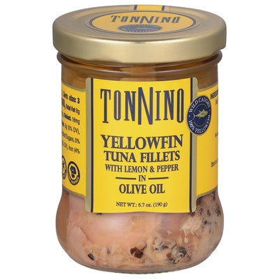 Tonnino Tuna Fillets Yellowfin 6/6.7 oz [UNFI #1818707 ] [ebt]