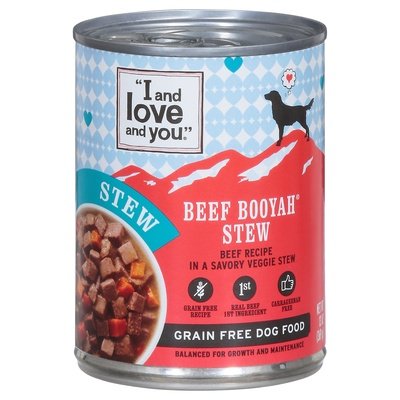 I And Love And You Dog Food Grain Free Beef Booyah Stew 12/13 OZ [UNFI #01266808]