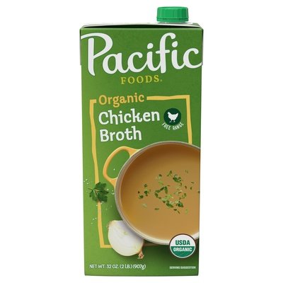 Pacific Foods Chicken Broth Organic Free Range 12/32 OZ [UNFI #933879] [ebt]