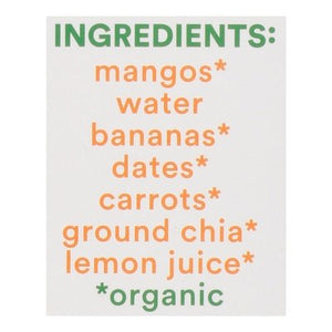 Sweet Nothings Squeezable Smoothies Mango With Carrot 4/6/2 OZ [UNFI #2823268] [ebt]