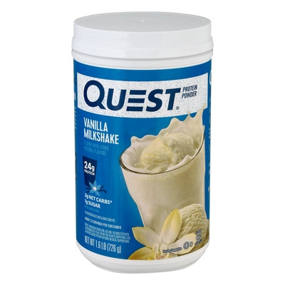 Quest Protein Powder Vanilla Milkshake 4/1.6 LB [UNFI #2395333]