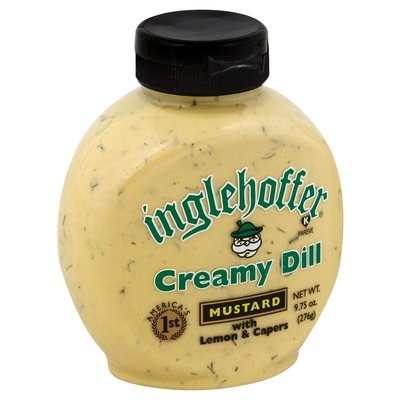 Inglehoffer Mustard Creamy Dill With Lemon & Capers 6/9.75 OZ [UNFI #551085] [ebt]