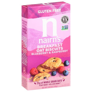 Nairns Breakfast Oat Biscuits Gluten Free Blueberry & Raspberry 6/5.64 oz [UNFI #2787505 ] [ebt]