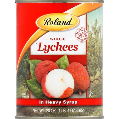 Roland Lychees In Heavy Syrup Whole 24/20 oz [UNFI #1227073 ] [ebt]