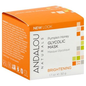 Andalou Naturals Glycolic Mask Pumpkin Honey Brightening 1/1.7 OZ [UNFI #787499] T