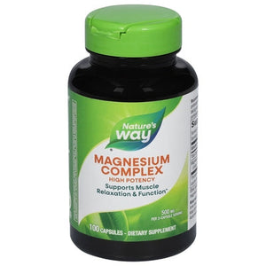 Natures Way Magnesium Complex 500 Mg Capsules 1/100 CAP [UNFI #816363] T