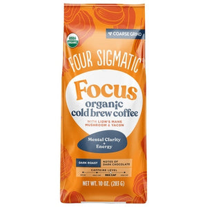 Four Sigmatic Coffee Organic Cold Brew Dark Roast Og2 8/10 oz [UNFI #3120714 ] [ebt]