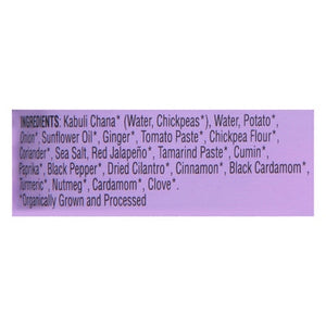 Maya Kaimal Everyday Chana Chickpeas Potato & Warm Spices Mild 6/10 OZ [UNFI #2887321] [ebt]