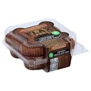 Flax4Life Muffins Gluten Free Flax Chunky Chocolate Chip 6/14 OZ [UNFI #1394691] [ebt]