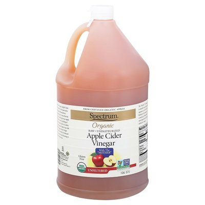 Spectrum Naturals Apple Cider Vinegar Organic Unfiltered 4/1 GAL [UNFI #326462] [ebt]