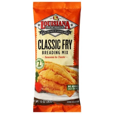 Louisiana Fish Fry Breading Mix Classic Fry 12/10 OZ [UNFI #254953] [ebt]