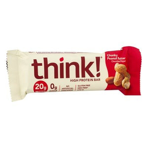 Think High Protein Bar Chocolate Dipped Chunky Peanut Butter 10/2.1 OZ [UNFI #269878] [ebt]