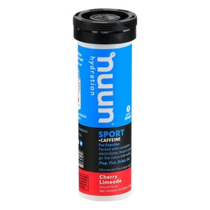 Nuun Sport + Caffeine Tablets Cherry Limeade 8/10 TAB [UNFI #1791300] T