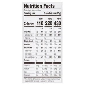 Goodpop Cookie Sandwiches Chocolate Vanilla 8/4/2.25 OZ [UNFI #2806016] [ebt]