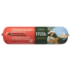 Natures Fresh Dog Food Grass-Fed Beef & Brown Rice Recipe 4/5 LB [UNFI #2142586] [ebt]
