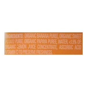 Happy Baby Baby Food Organic Bananas Sweet Potatoes & Papayas 2 (6+ Months) 16/4 OZ [UNFI #1797034] [ebt]