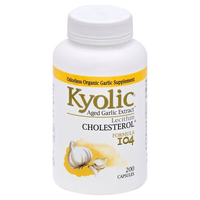 Kyolic Aged Garlic Extract Formula 104 Capsules 1/200 CAP [UNFI #171009] T