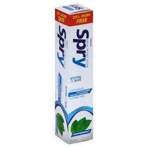 Spry Toothpaste Fluoride Free Anti-Plaque Tartar Control Peppermint 1/5 OZ [UNFI #2042620] T