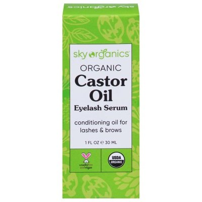 Sky Organics Castor Oil Organic Eyelash Serum 1/1 OZ [UNFI #2652931] T