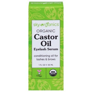 Sky Organics Castor Oil Organic Eyelash Serum 1/1 OZ [UNFI #2652931] T