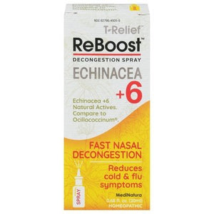Reboost-Medinatura Decongestion Spray Echinacea +6 1/.68 OZ [UNFI #1640663] T