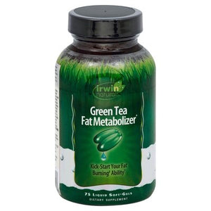 Irwin Naturals Fat Metabolizer Green Tea Liquid Soft-Gels 1/75 SGEL [UNFI #2116028] T