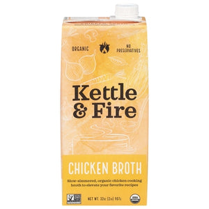 Kettle & Fire Broth Organic Chicken 8/32 OZ [UNFI #3100377] [ebt]