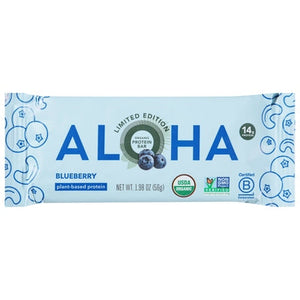 Aloha Protein Bar Organic Blueberry Og2 12/1.98 oz [UNFI-CARLISLE #3123064 ] [ebt]