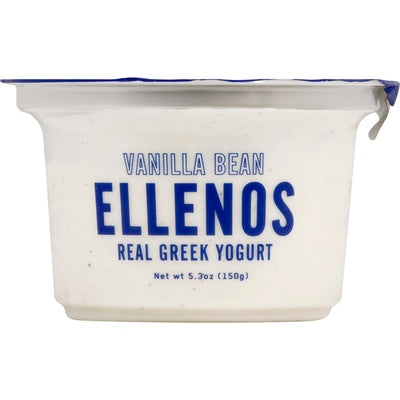 Ellenos Yogurt Greek Vanilla Bean 8/5.3 oz [UNFI #2653350 ] [ebt]