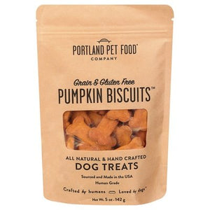 Portland Pet Food Company Dog Treats Pumpkin Biscuits 6/5 OZ [UNFI #2452258]