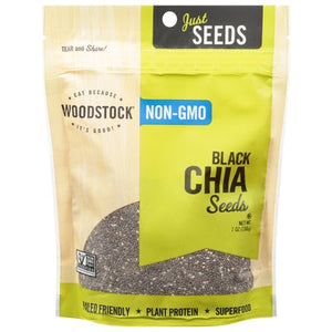 Woodstock Chia Seeds Black 6/7 oz [UNFI #1278472 ] [ebt]