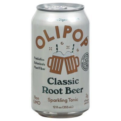 Olipop Sparkling Tonic Classic Root Beer 12/12 OZ [UNFI #2552842] [ebt] T