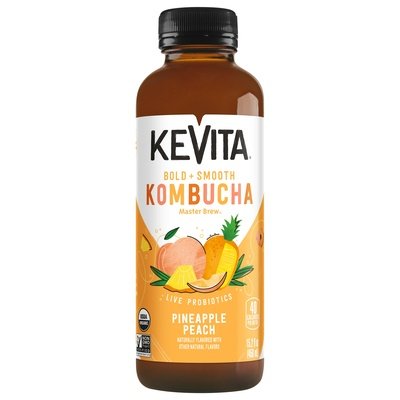 Kevita Kombucha Pineapple Peach 6/15.2 OZ [UNFI #2266302] [ebt] T