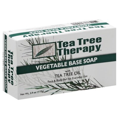 Tea Tree Therapy Soap Vegetable Base With Tea Tree Oil 1/3.9 OZ [UNFI #676882] T