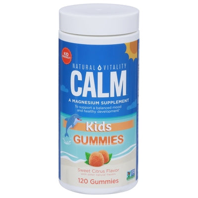 Natural Vitality Gummies Kids Sweet Citrus Flavor 1/120 CT [UNFI #2813467] T