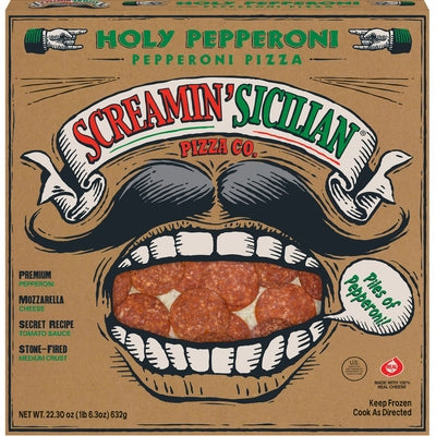 Screamin Sicilian Pizza Pizza Holy Pepperoni 12/22.3 oz [UNFI #2934628 ] [ebt]