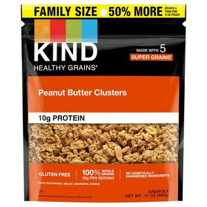 Kind Granola Peanut Butter Clusters Family Size 6/17 OZ [UNFI #2601243] [ebt]