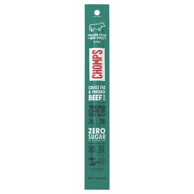 Chomps Beef Stick Italian Style Mild 24/1.15 OZ [UNFI #2467249] [ebt]