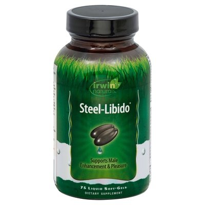 Irwin Naturals Steel-Libido Liquid Soft-Gels 1/75 SGEL [UNFI #2116218] T