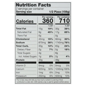 Miltons Pizza Thin & Crispy Cauliflower Crust Margherita Four Cheese 8/11 OZ [UNFI #2857647] [ebt]