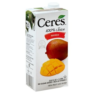 Ceres 100% Juice Mango 12/33.8 OZ [UNFI #529941] [ebt]