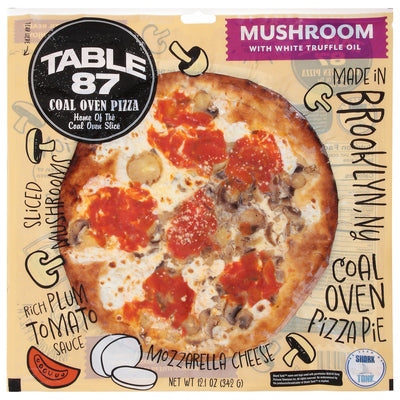 Table 87 Pizza Coal Oven Mushroom With White Truffle Oil 12/12.1 oz [UNFI #2730083 ] [ebt]