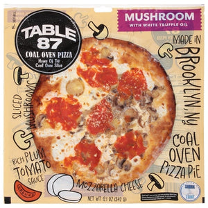 Table 87 Pizza Coal Oven Mushroom With White Truffle Oil 12/12.1 oz [UNFI #2730083 ] [ebt]