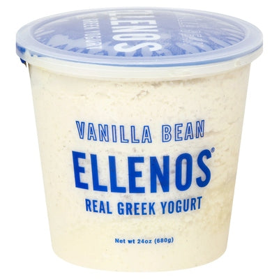 Ellenos Yogurt Greek Vanilla Bean 6/24 oz [UNFI #2597656 ] [ebt]