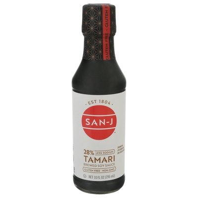 San-J Soy Sauce Brewed Tamari 6/10 OZ [UNFI #185637] [ebt]