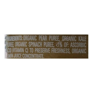 Happy Baby Baby Food Organic Pears Kale & Spinach 2 (6+ Months) 16/4 OZ [UNFI #1797430] [ebt]