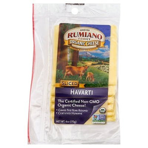 Rumiano Sliced Cheese Organic Havarti 12/6 OZ [UNFI #1585355] [ebt]