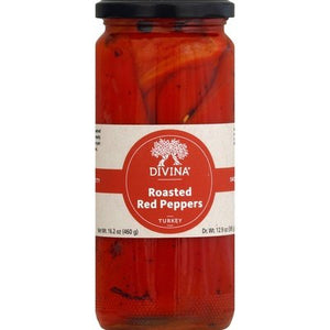 Divina Sweet Peppers Roasted 6/16.2 OZ [UNFI #2949584] [ebt]