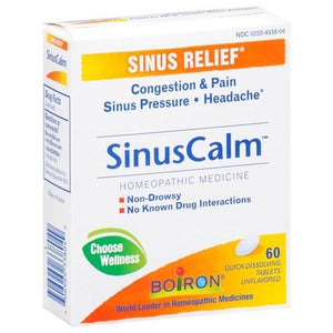 Boiron Sinus Relief Tablets Unflavored 1/60 TAB [UNFI #2480101] T
